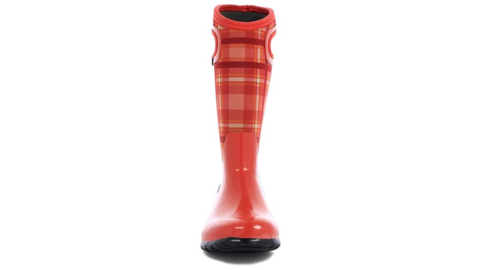 Bogs Womens North Hampton Plaid Boot,Red Multi,Size 6 71779-640-6