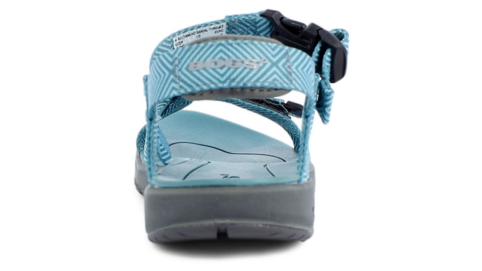 Bogs Womens Rio Diamond Sandal,Turquoise Multi,Size 6 71883S-463-6