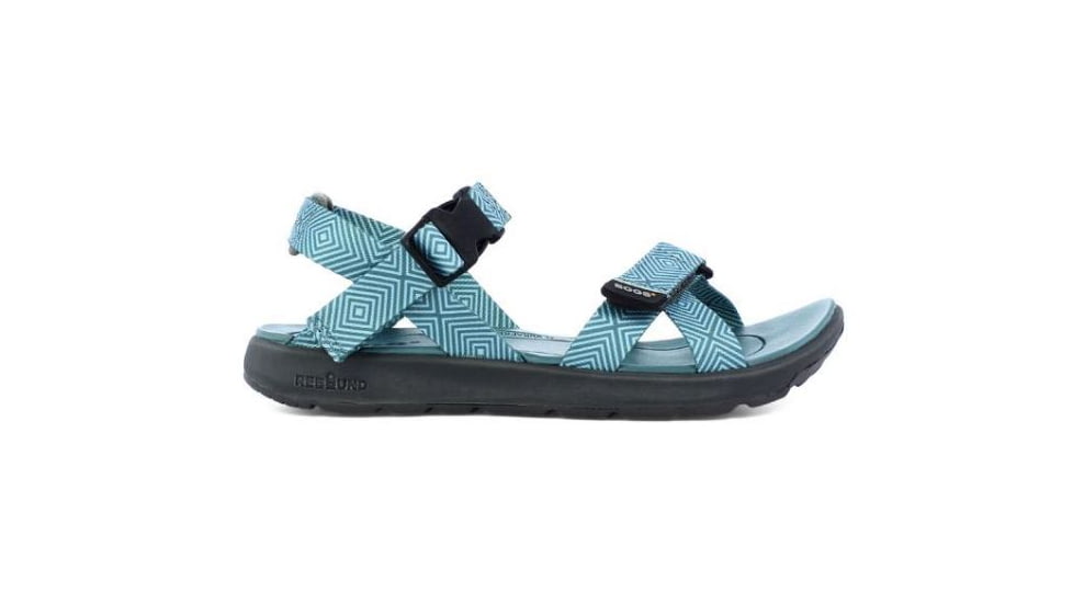 Bogs Womens Rio Diamond Sandal,Turquoise Multi,Size 6 71883S-463-6