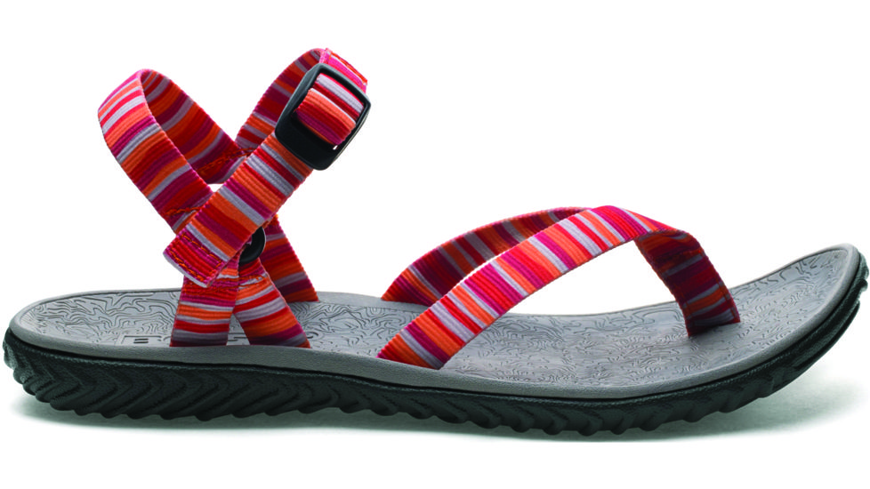 Bogs Womens Sandy Quarter Strap Sandal,Red Multi,Size 9 71887S-640-9