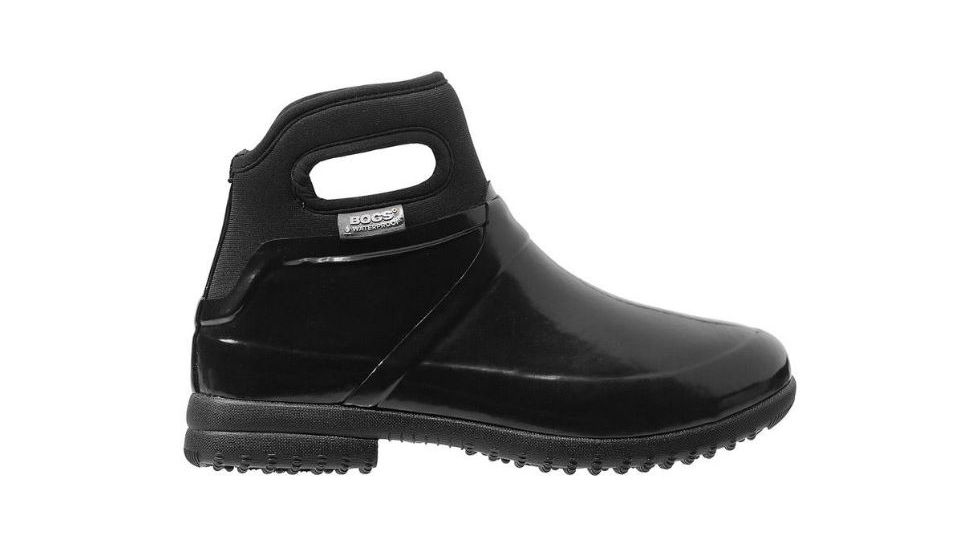 Bogs Womens Seattle Solid Boot,Black,Size 7 71555-001-7