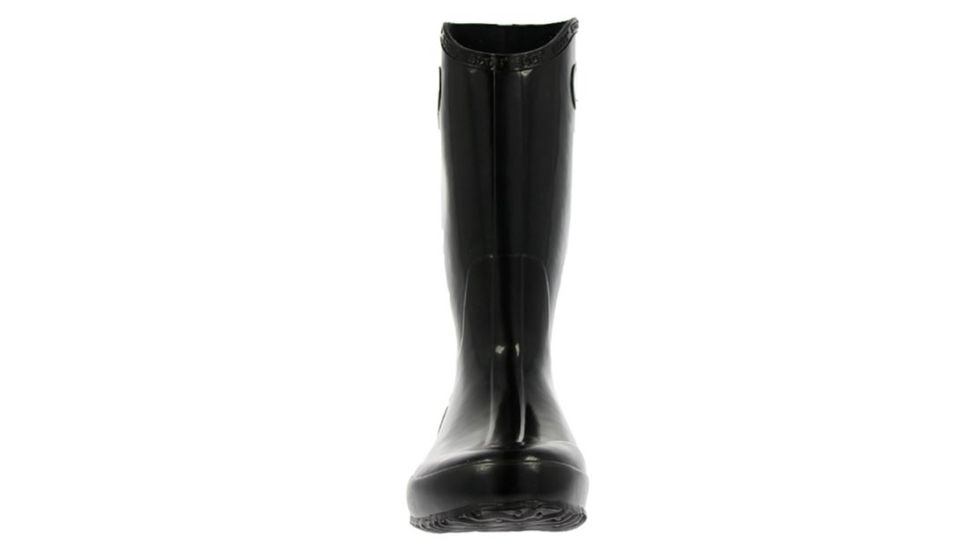 Bogs Womens Solid Rain Boot,Black,Size 9 71287-001-9