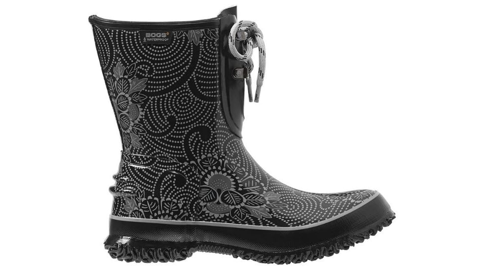 Bogs Womens Urban Farmer 2 Eye Batik Boot,Black,Size 6 71710-001-6