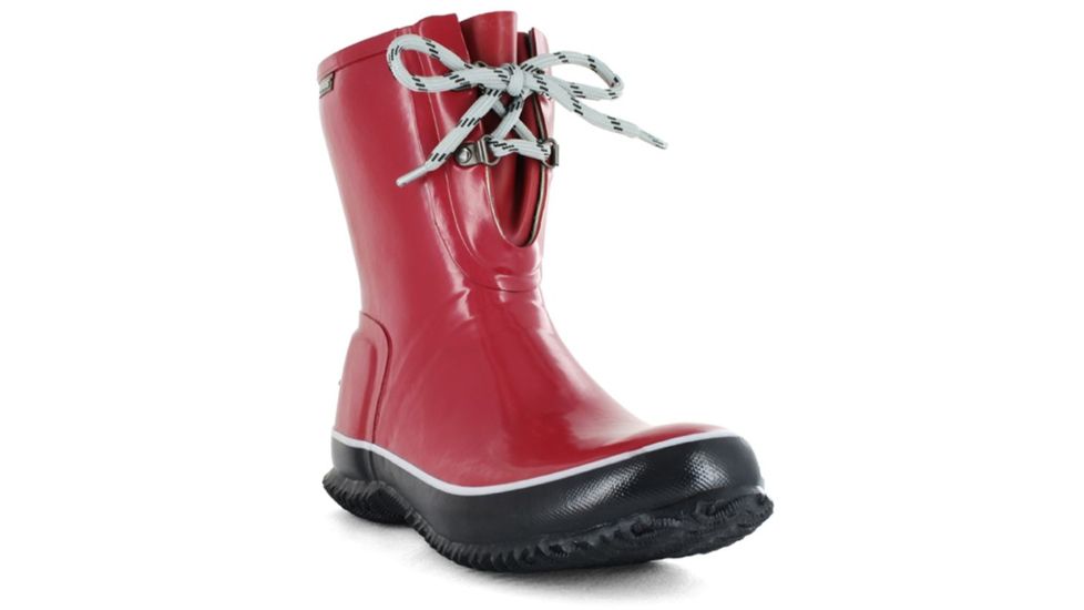 Bogs Womens Urban Farmer 2 Eye Solid Boot,Red,Size 9 71495-600-9