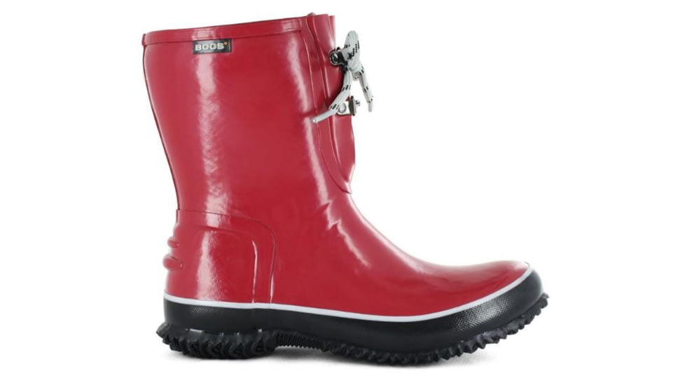 Bogs Womens Urban Farmer 2 Eye Solid Boot,Red,Size 9 71495-600-9