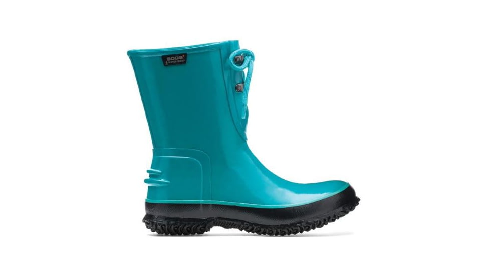 Bogs Womens Urban Farmer 2 Eye Solid Boot,Teal,Size 6 71495-444-6