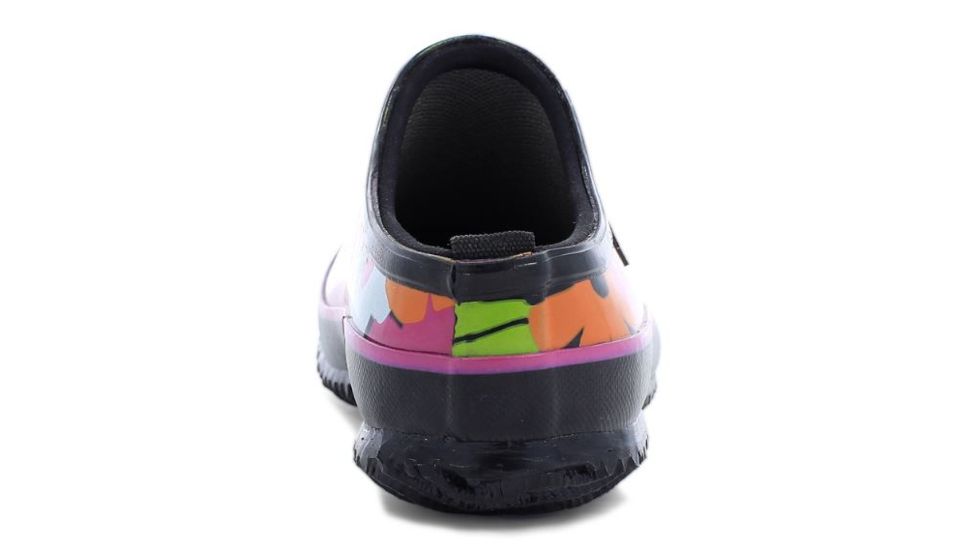 Bogs Womens Urban Farmer Slide Spring Flowers Boot,Black Multi,Size 6 71898-009-6