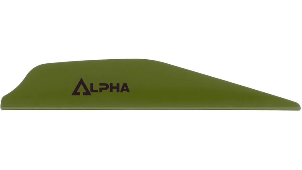 Bohning Alpha Vanes, Olive Drab, 100 pk, 1006512