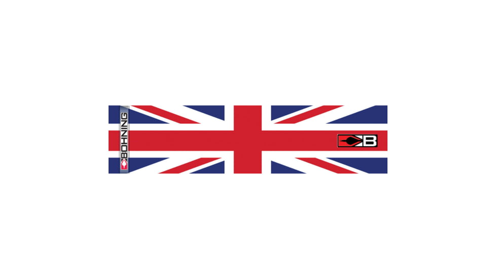 Bohning Arrow Wraps, 7in, 13 Pack, United Kingdom Flag, 501041UKF