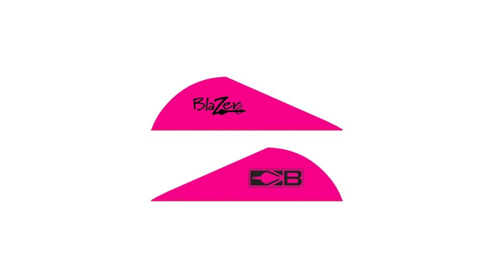Bohning Blazer Vanes 2'' Solid Hot Pink 100pk