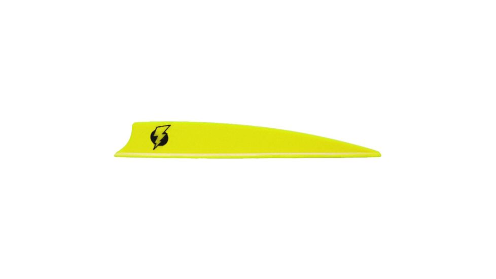 Bohning Bolt Vanes, Neon Yellow 3.5 in. 100 pk. 101034NY35