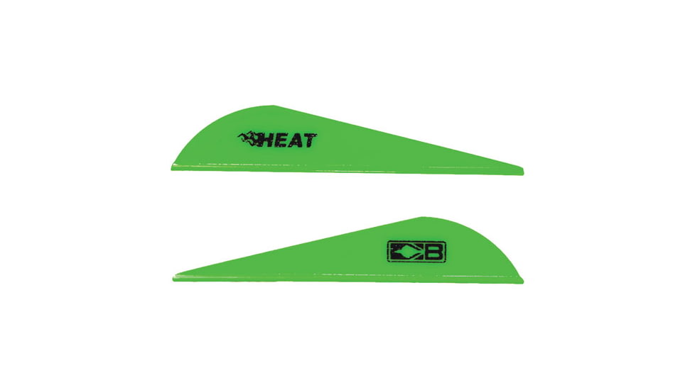 Bohning Heat Vanes, Neon Green, Pack of 36, 101036NG