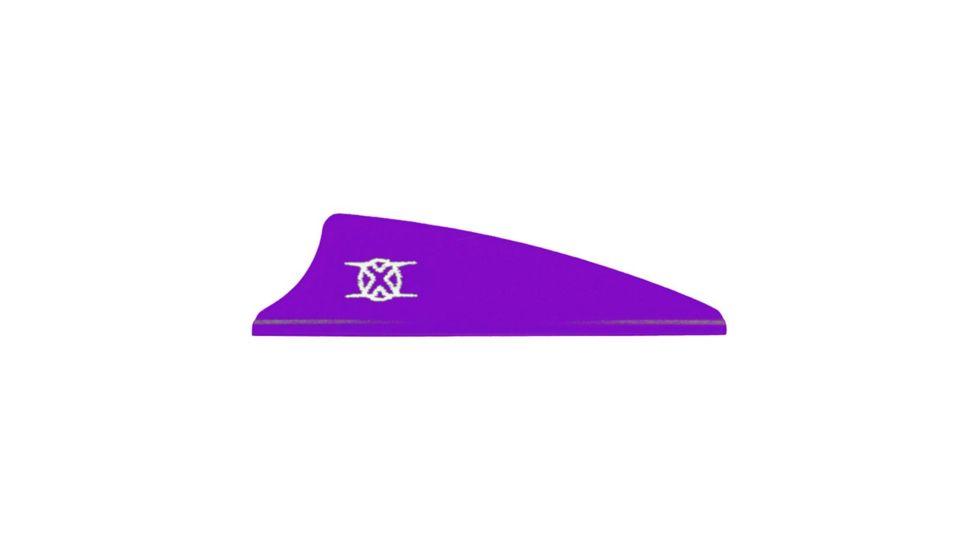 Bohning Shield Cut X Vanes, Purple 1.75 in. 100 pk. 10772PU175