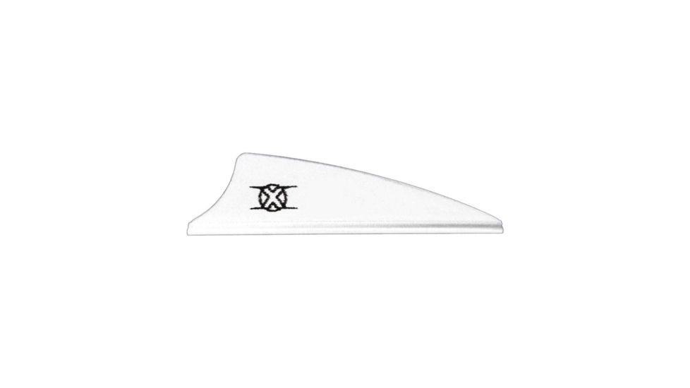 Bohning Shield Cut X Vanes, White 1.75 in. 100 pk. 10772WH175