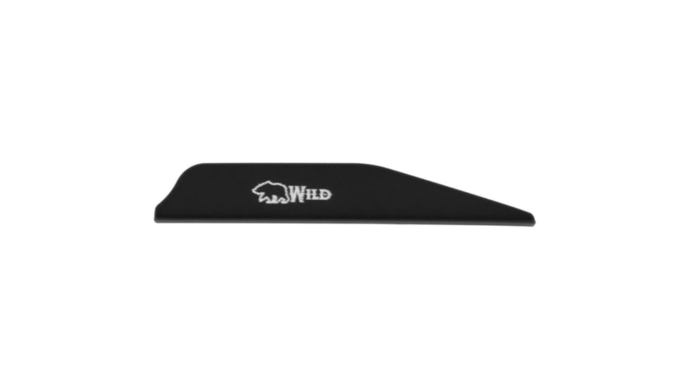 Bohning Wild Vanes 3 in, Black, 100 Pk, 101082BK3
