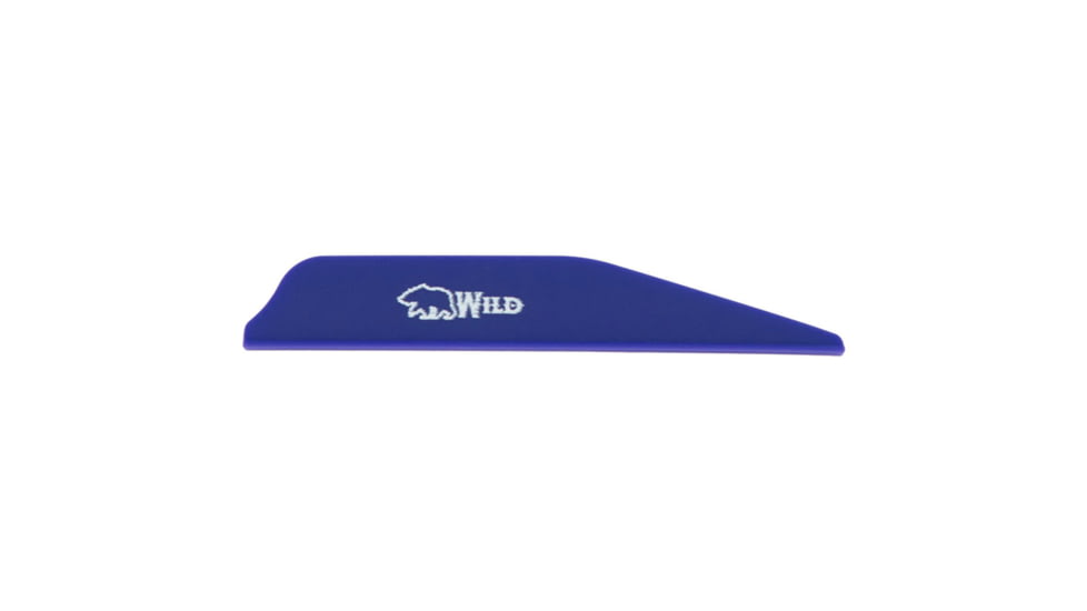 Bohning Wild Vanes 3 in, Blue, 100 Pk, 101082BL3