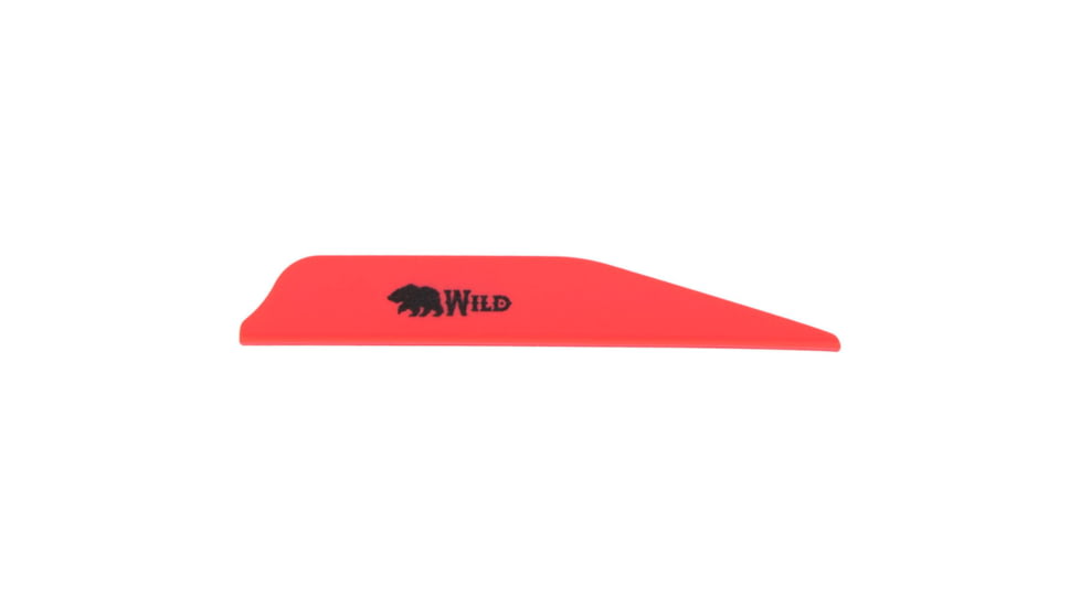 Bohning Wild Vanes 3 in, Pink, 100 Pk, 101082HP3