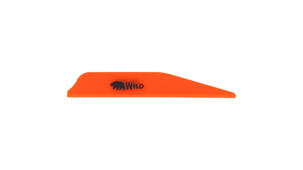 Bohning Wild Vanes 3 in, Neon Red, 100 Pk, 101082NR3