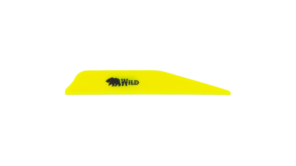 Bohning Wild Vanes 3 in, Yellow, 100 Pk, 101082NY3
