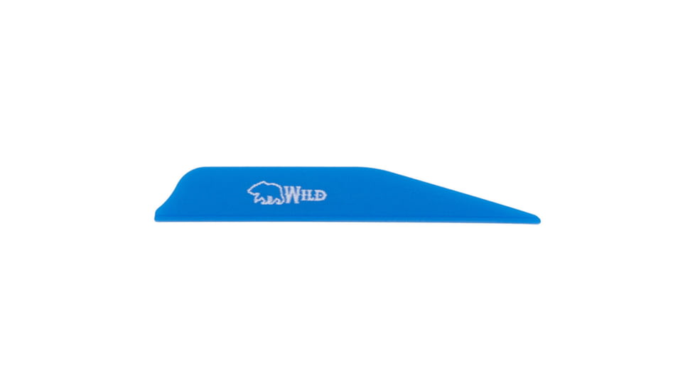 Bohning Wild Vanes 3 in, Satin Blue, 100 Pk, 101082SB3