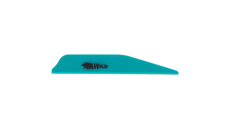 Bohning Wild Vanes 3 in, Teal, 100 Pk, 101082TL3