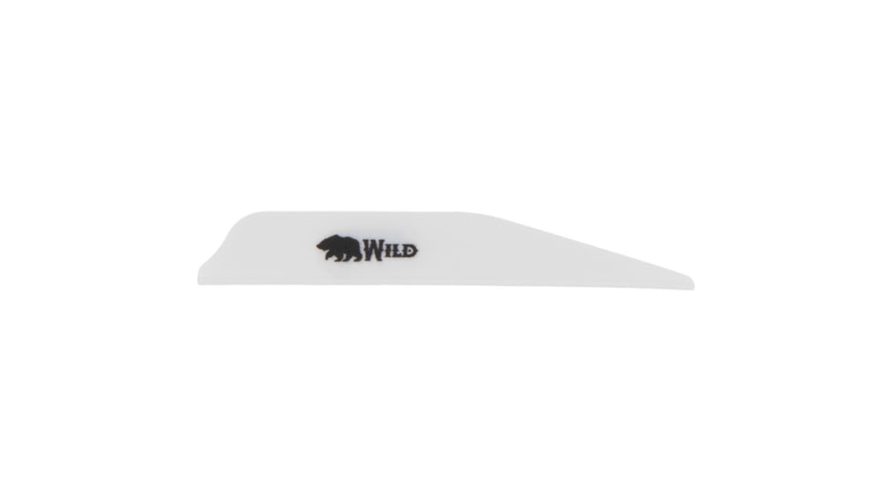 Bohning Wild Vanes 3 in, White, 100 Pk, 101082WH3