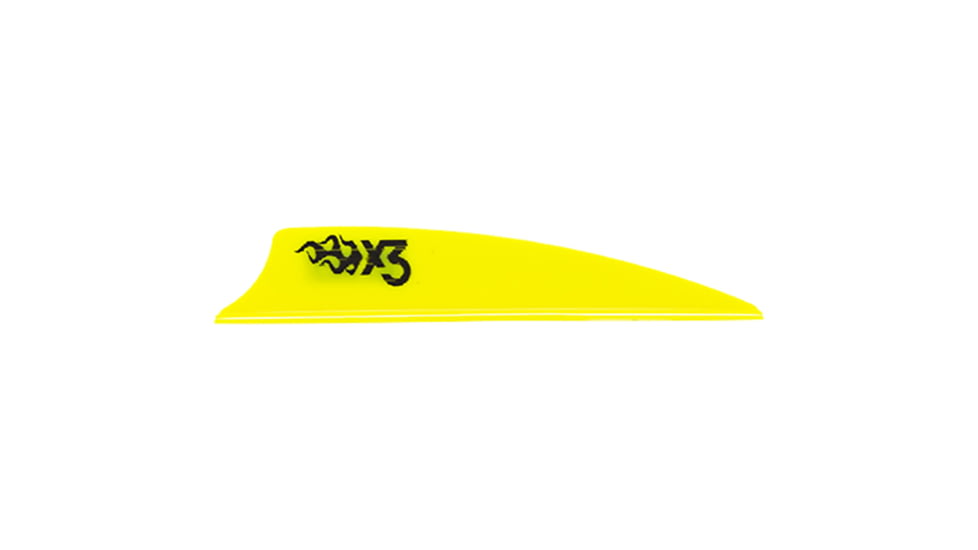 Bohning X3 Vanes 1402957, Neon Yellow, 101052NY225