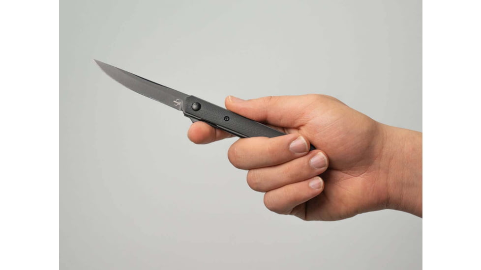 Boker 01Bo329 Plus Kwaiken Air Mini Pocket 3.07 Plain Black G10 Handle