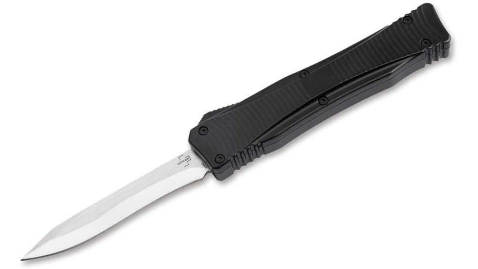 Boker 06Ex245 Falcon 2.0 Pocket 3.35 Plain D2 Steel Blade Black Aluminum Handle