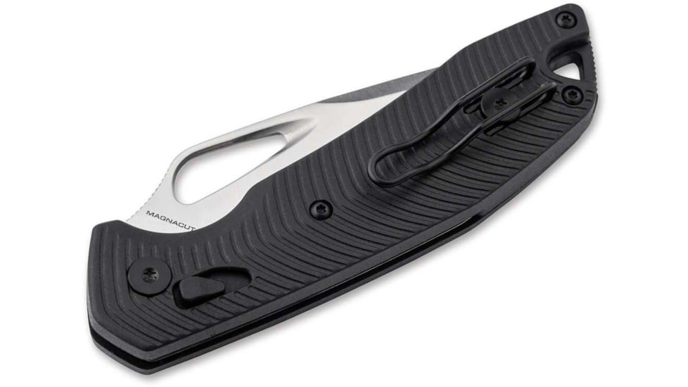 Boker USA DTK Folding Knife, 2.99in, MagnaCut, Tanto Blade, Black Handle, 110308