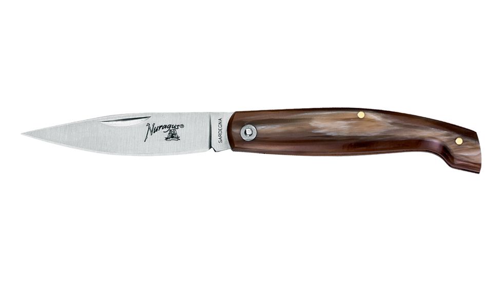 Boker 564/17 Nuragus Pattada M/Co Fixed Blade Knife, 2.95in, 420C, Stainless Steel, 564/17