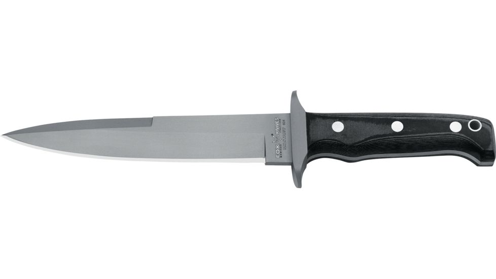 Boker 604 Fox Hunting Big Game Fixed Blade Knife, 6.69in, 440C, Black, 604