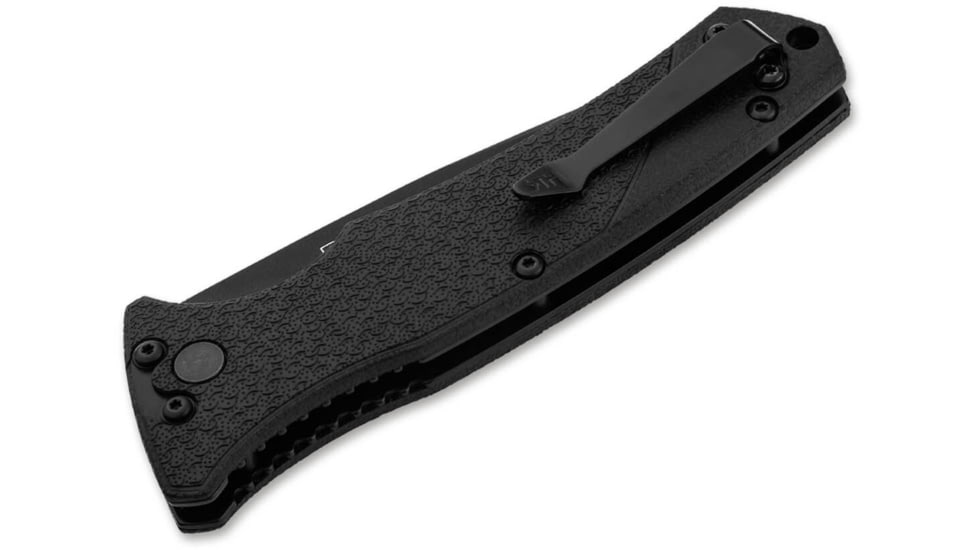 Boker FD01 Automatic Folding Knife, 3.27 in, D2 Steel, Tanto Blade, Black FRN Handle, 01HK502