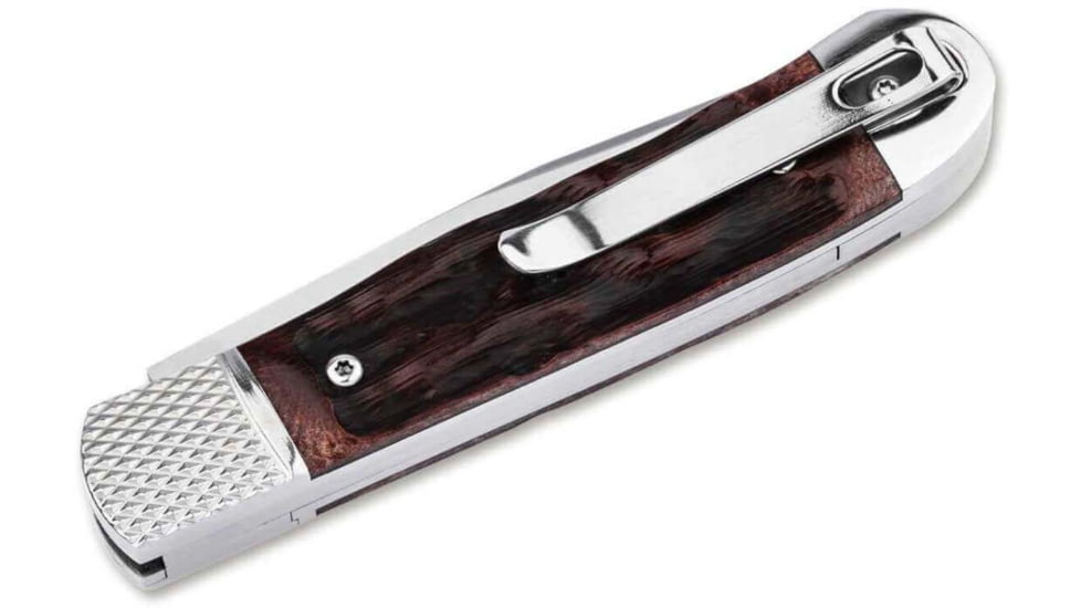 Boker Hidden Release Trapper Appaloosa Bone