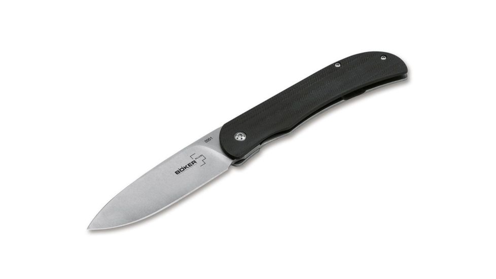 Boker Bp Exskelibur I Framelock Steel, 3.5in, D2, G10, Uncoated, Black, 01BO137