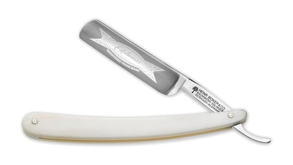 Boker Edelweiss Straight Razor Knife BO01600