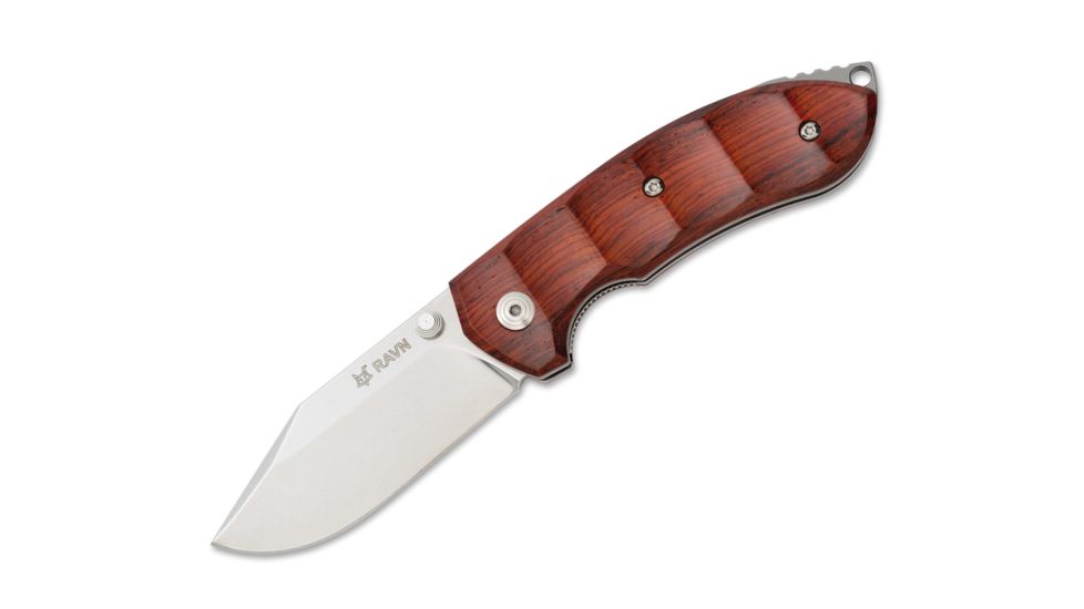 Boker Fox Ravn Cocobolo Fixed Blade Knife, 3.3in, N690, Cocobolo Wood, Brown, FX-514