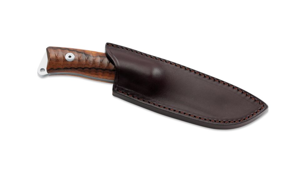 Boker Fx-131Dw Fox Pro Hunter Wd Fixed Blade Knife, 4.4in, N690, Santos Wood, Uncoated, Brown, FX-131DW