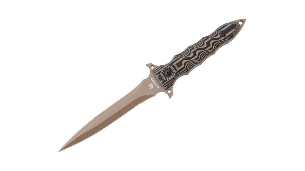 Boker Fx-508 Fkmd Modras Fixed Blade Knife, 6.9in, N690, G10, Leder, Khaki, FX-508