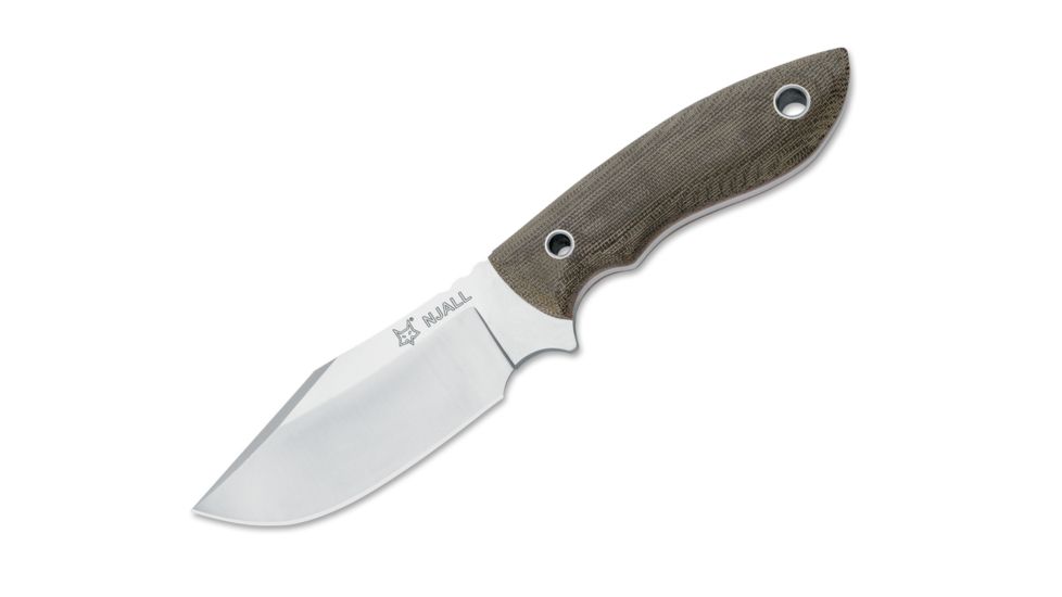 Boker Fx-511 Fox Njall Fixed Blade Knife, 4.5in, N690, Micarta, Uncoated, Green, FX-511