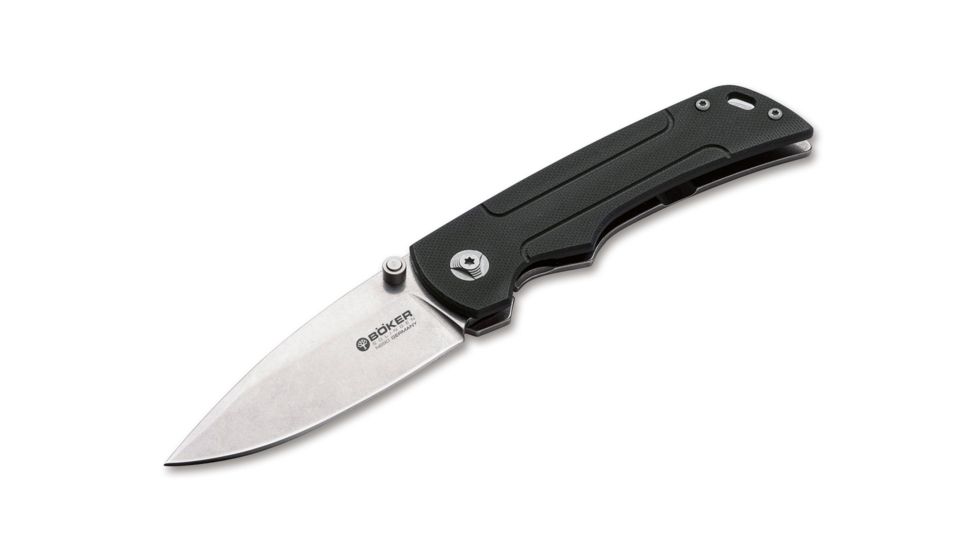 Boker Gulo Edc Folding Knife, 3.3in, N690, G10, Black, 111655