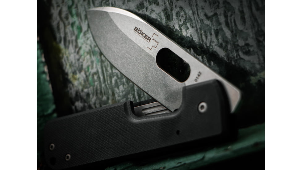 Boker Lancer Black Stonwash Folding Knife, 01BO068