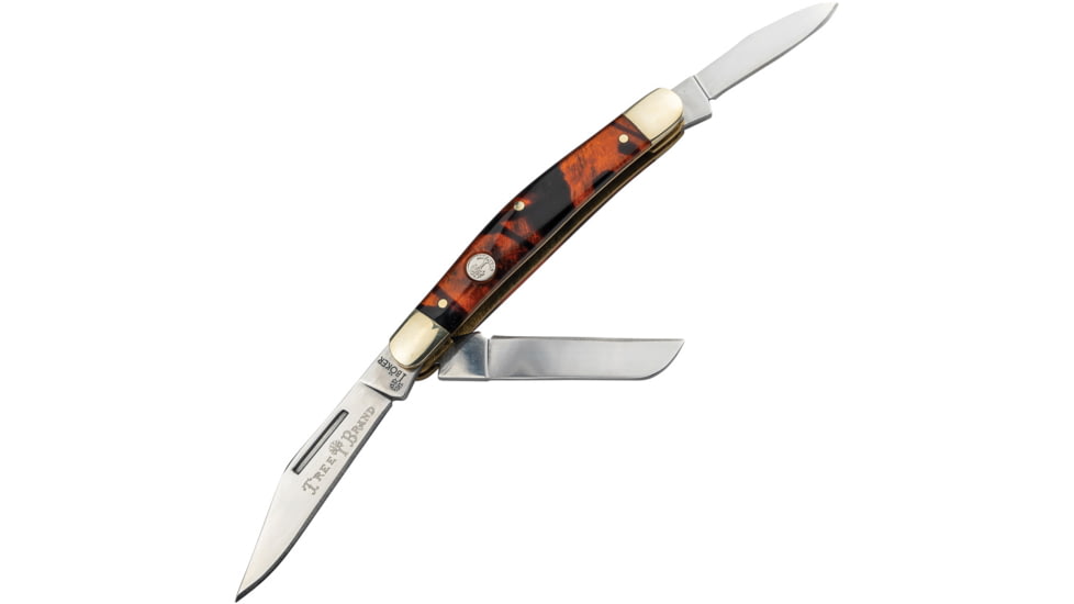 Boker Lg Stockman Faux Tortoise