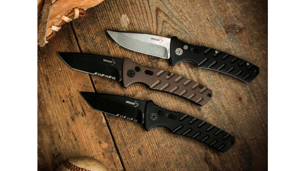Boker Plus Strike Auto Coyote Tanto