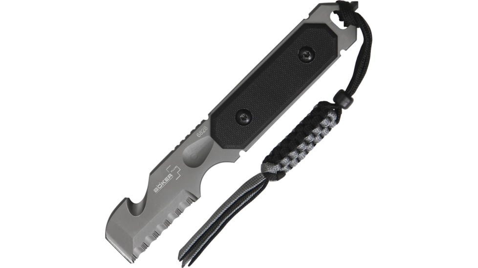 Boker Plus Cop Tool, 6.25 overall, Textured black G-10 onlay handles, 02BO300