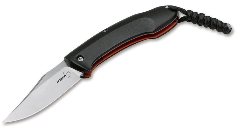 Boker Plus Frelon Folding Knives Raphael Durand, 3.2in, VG-10, Clip Point, G10, Black, 01BO265