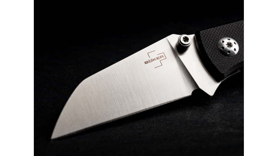 Boker Plus Joule Folding Knife, 2.44in, D2, G10, Stainless Steel Black Handle, 01BO316