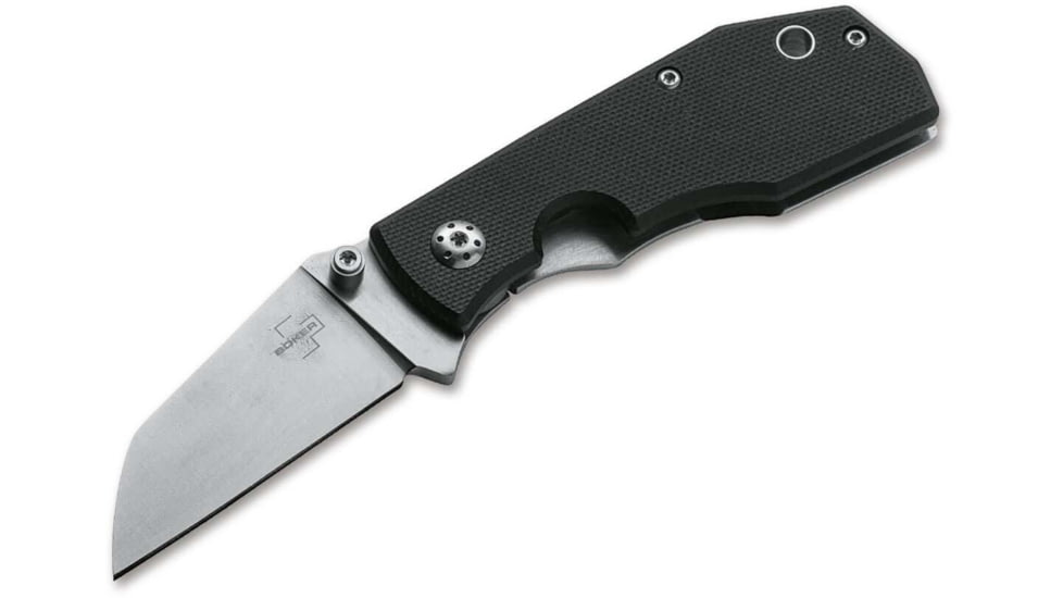 Boker Plus Joule Folding Knife, 2.44in, D2, G10, Stainless Steel Black Handle, 01BO316