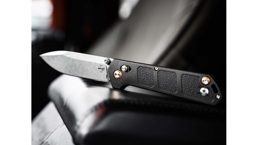 Boker Plus Kihon DC Folding Knife, 3.2in, D2 Steel, GFN Handle, 01BO800