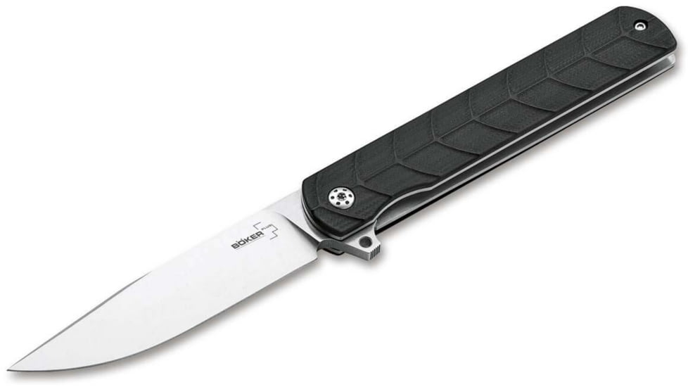 Boker Plus Legion Folding Knife, 3.43in, 9Cr13CoMoV, G10 Black Handle, 01BO242